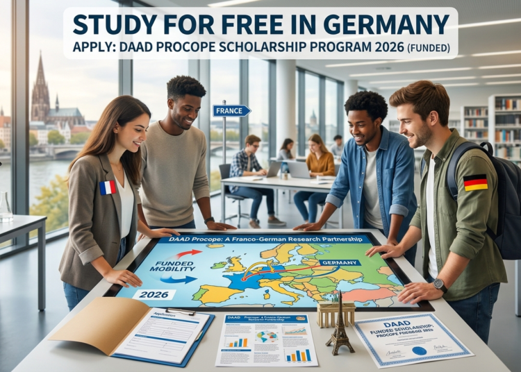 Study for Free in German Apply DAAD Procope Scholarship Program 2026 in Germany (Funded)