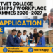 Letaba TVET College Internships / Workplace Programmes 2026–2027: Full Application Guide