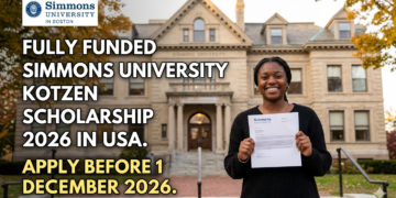 Fully Funded Simmons University Kotzen Scholarship 2026 in USA Apply Before 1 December 2026
