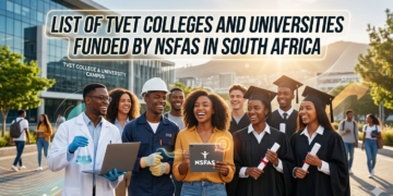 List of TVET Colleges and Universities funded by NSFAS in South Africa