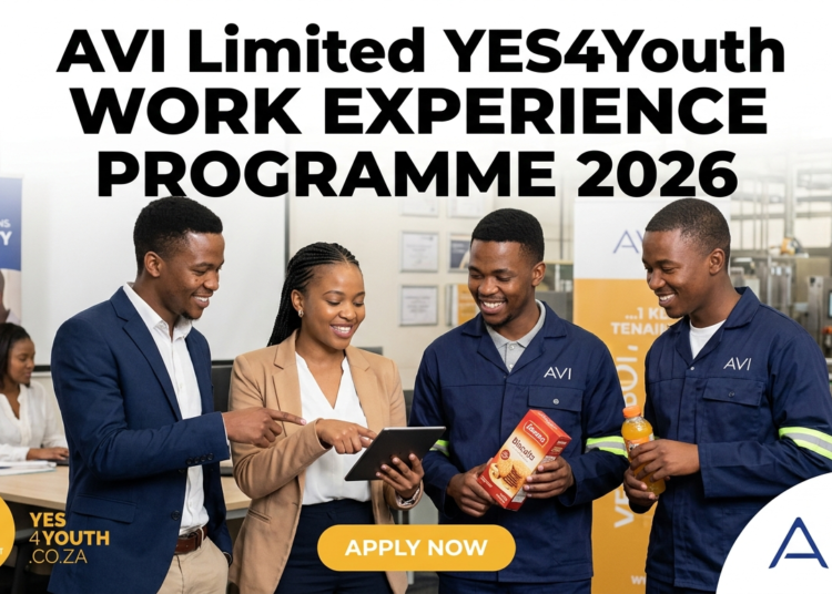 AVI Limited Offers YES4Youth 2026 Work Experience Opportunities for Unemployed Youth