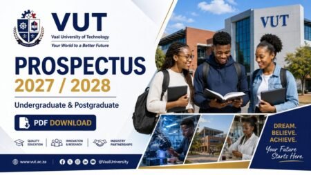 VUT Prospectus 2027 /2028 PDF Download Undergraduate & Postgraduate