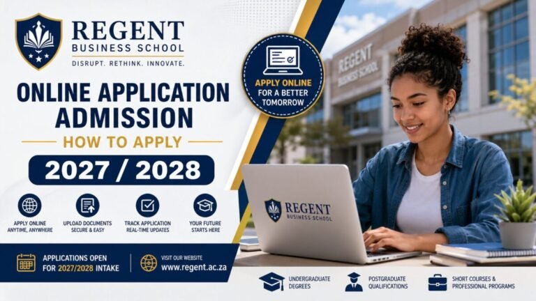 Regent Business School Online Application 2027-2028 Admission