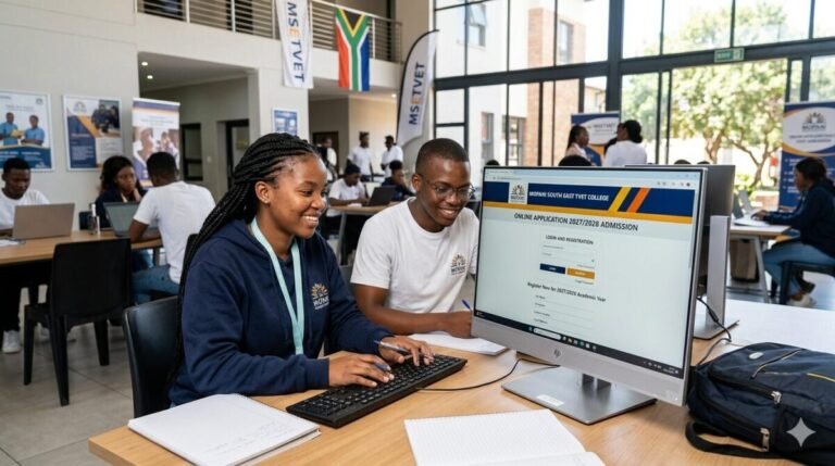 Mopani South East TVET College Online Application 2027 /2028 Admission Login and Registration Form