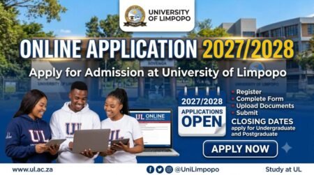 UL Online Application 2027/ 2028 Apply for Admission at University of Limpopo