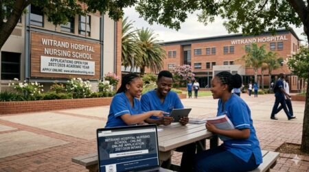 Witrand Hospital Nursing School Online Application 2027 /2028 Intake
