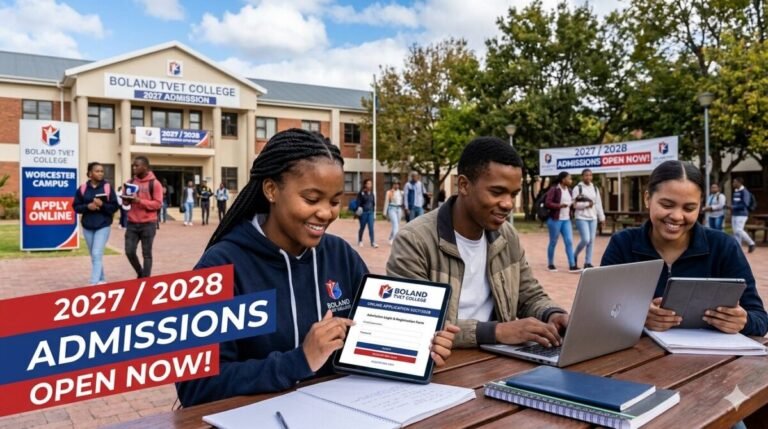 Boland tvet college Online Application 2027 /2028 Admission Login and Registration Form