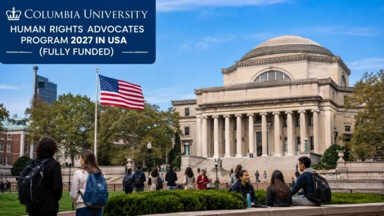 Columbia University Human Rights Advocates Program 2027 in USA (Fully Funded)