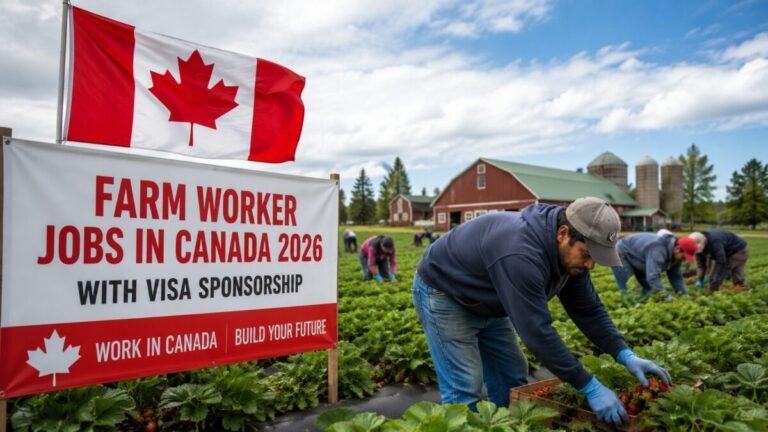 Farm Worker Jobs in Canada 2026 With Visa Sponsorship – Apply for High-Paying Agricultural Jobs