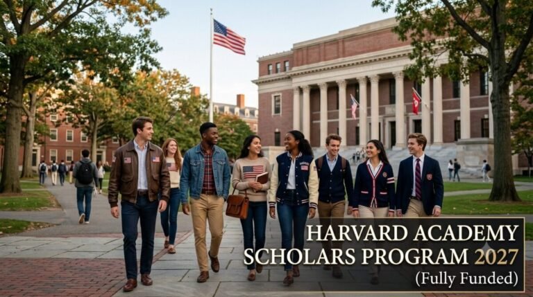 Harvard Academy Scholars Program 2027 in USA (Fully Funded)