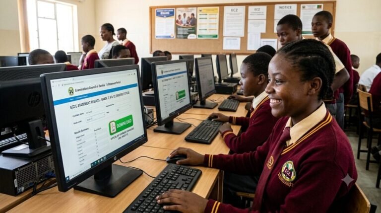 Ecz e statement Results for Grade 7, 9 and 12  PDF Download link 2026 /2027