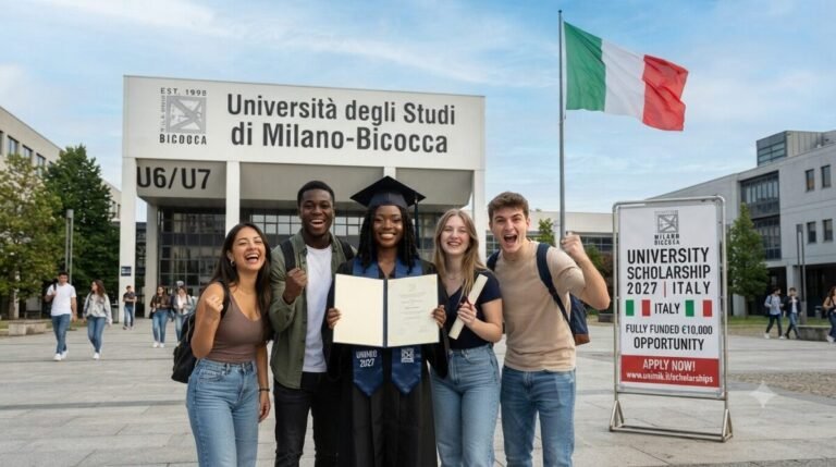 Milano Bicocca International Scholarship 2027: €10,000 Funding and Tuition Fee Waiver in Italy Milano Bicocca International Scholarship 2027: €10,000 Funding and Tuition Fee Waiver in Italy