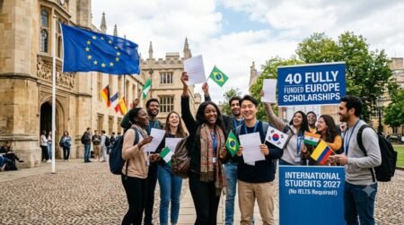 40 Fully Funded Europe Scholarships for International Students in 2027 (No IELTS Required)