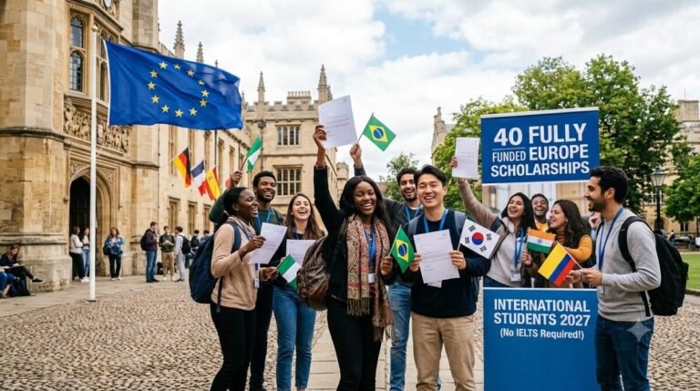40 Fully Funded Europe Scholarships for International Students in 2027 (No IELTS Required)
