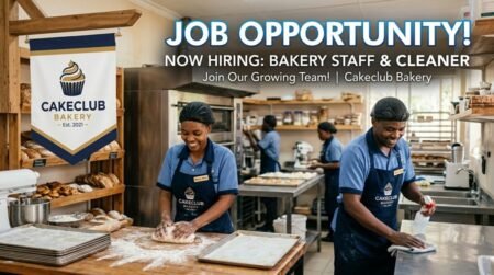 Job Opportunity: Bakery Staff & Cleaner