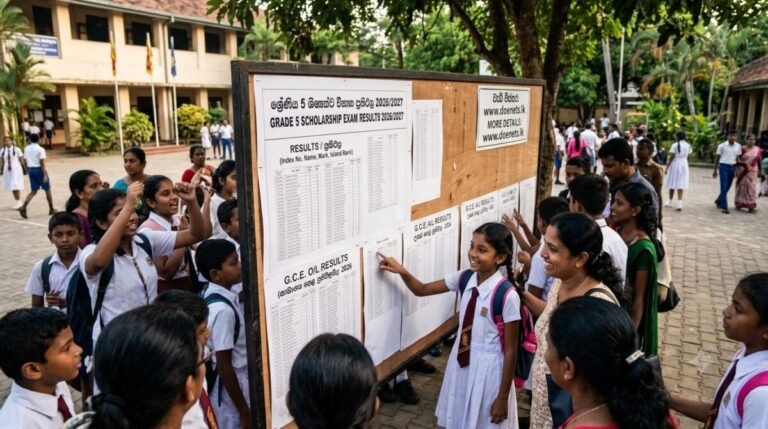 Grade 5 Exam Results 2026 /2027 in Sri Lanka  | A/L O/L Grade 5 scholarship results www.doenets.lk