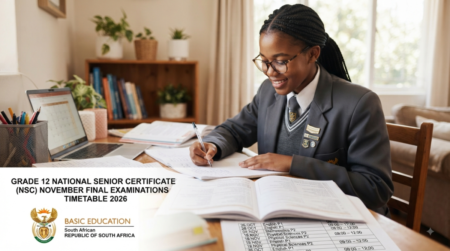 Grade 12 November Final Exam Timetable 2026 PDF Download South Africa