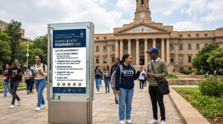 Wits courses offered and entry requirements -University of the Witwatersrand