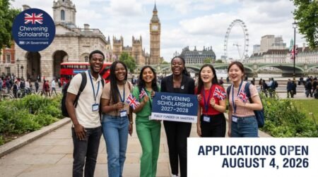 Chevening Scholarship 2027–2028 in the UK: Fully Funded Applications Open August 4, 2026