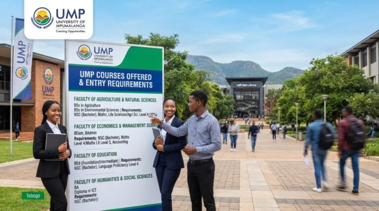UMP courses offered and entry requirements -University of Mpumalanga