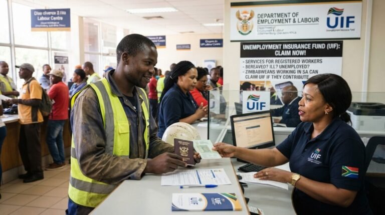 Zimbabweans Works in South Africa Can Claim for UIF?