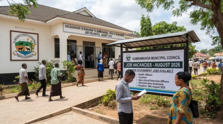 Sumbawanga Municipal Council Job Vacancies August 2026: New Government Jobs