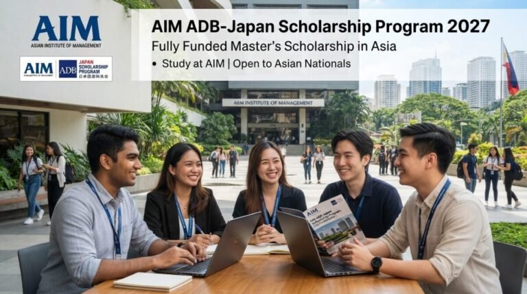 AIM ADB–Japan Scholarship 2027: Fully Funded Master’s Scholarship in Asia