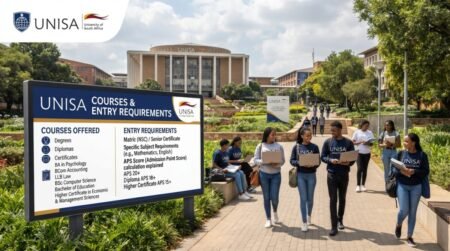 UNISA courses offered and entry requirements -University of South Africa