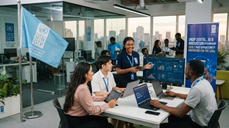 UNDP Digital, AI and Innovation Internship 2026 – Paid Internship Opportunity