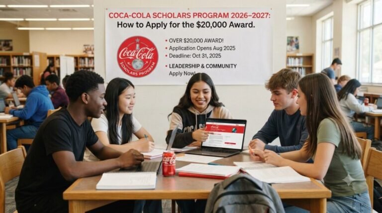 Coca-Cola Scholarship Program 2026–2027: How to Apply for the $20,000 Award