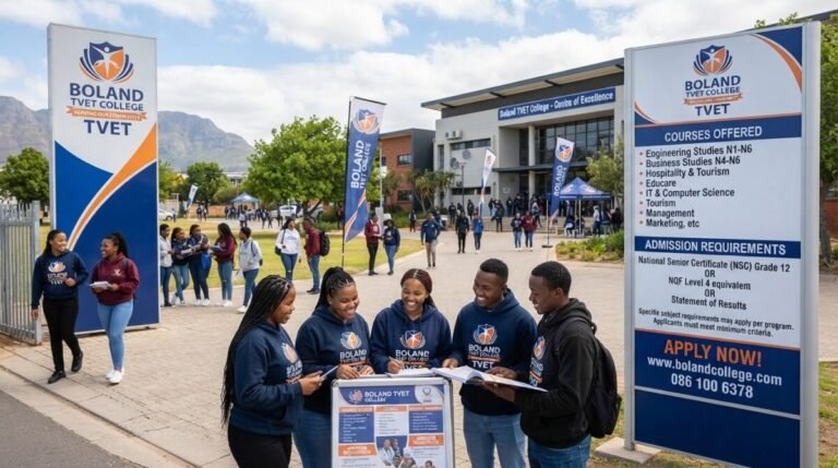 Boland TVET College courses offered and Admission requirements
