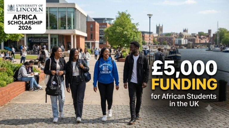 University of Lincoln Africa Scholarship 2026: £5,000 Funding for African Students in the UK