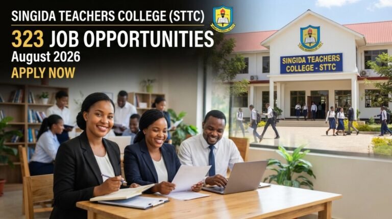 323 Jobs at Singida Teachers College (STTC) August 2026 – Apply Now