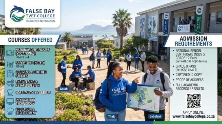 False Bay College courses offered and Admission requirements