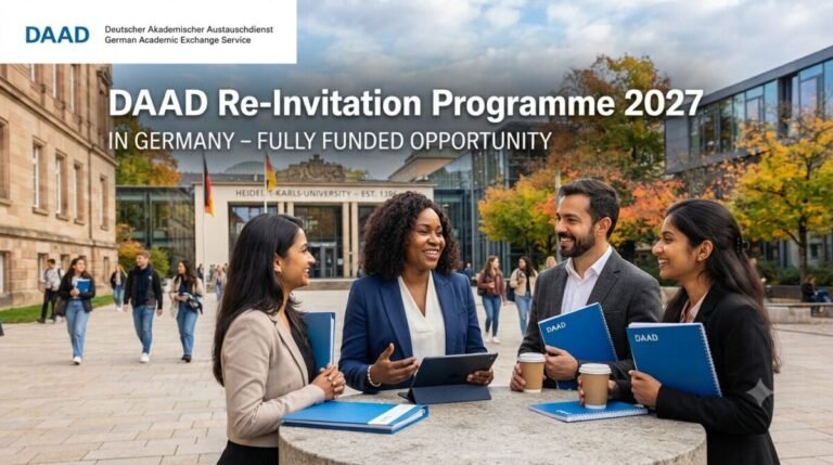 DAAD Re-Invitation Programme 2027 in Germany – Fully Funded Opportunity DAAD Re-Invitation Programme 2027 in Germany – Fully Funded Opportunity