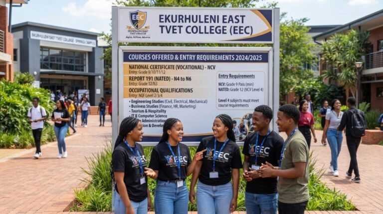 EEC courses offered and entry requirements -Ekurhuleni East TVET College