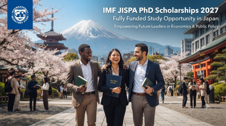 IMF JISPA PhD Scholarships 2027 in Japan: Fully Funded Study Opportunity