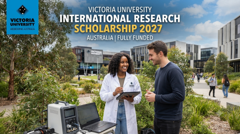 Victoria University International Research Scholarship 2027 in Australia | Fully Funded