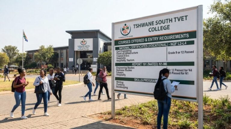 TSC courses offered and entry requirements -Tshwane South TVET College TSC courses offered and entry requirements -Tshwane South TVET College