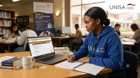 What do you mean by self-assessment At Unisa