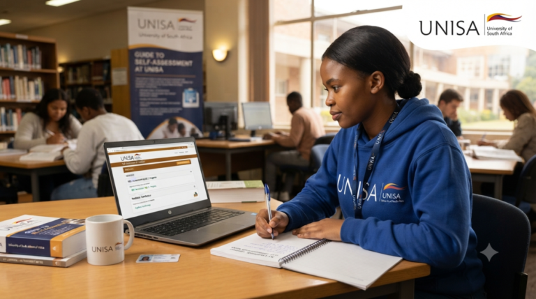 What do you mean by self-assessment At Unisa
