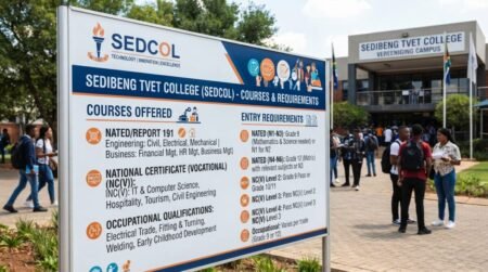 Sedcol courses offered and entry requirements -Sedibeng TVET College