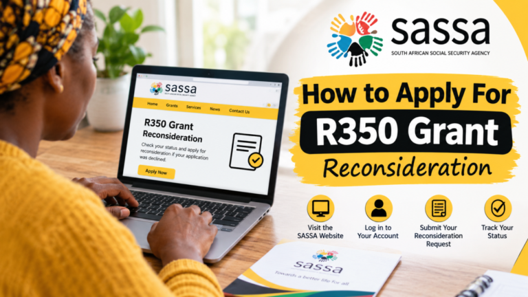 How to Apply For R350 Grant Reconsideration