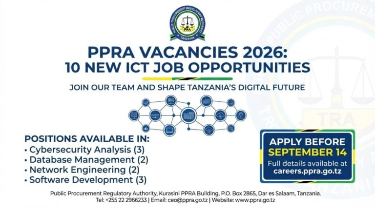 PPRA Vacancies 2026: 10 New ICT Job Opportunities – Apply Before September 14 PPRA Vacancies 2026: 10 New ICT Job Opportunities – Apply Before September 14