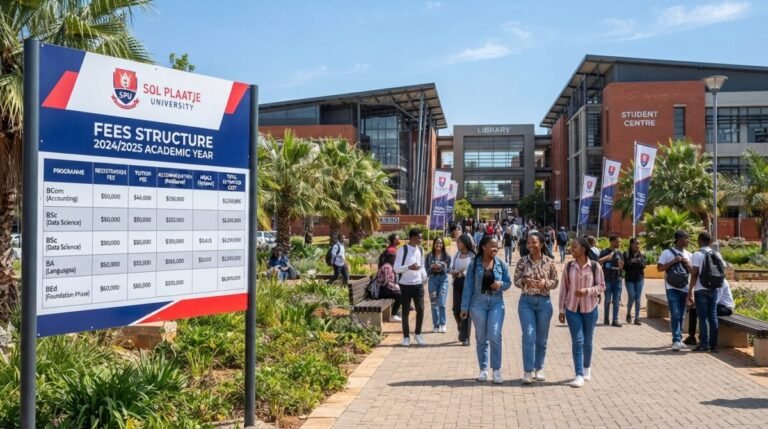 SPU Fees Structure-Sol Plaatje University