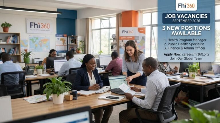 FHI 360 Job Vacancies September 2026: 3 New Positions Available FHI 360 Job Vacancies September 2026: 3 New Positions Available
