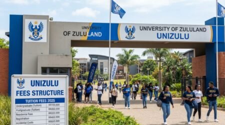 UNIZULU Fees Structure-University of Zululand