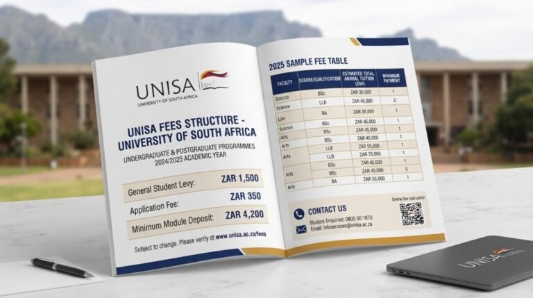 Unisa Fees Structure-University of South Africa