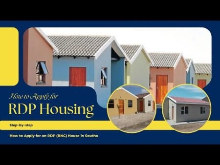 How to apply for RDP Housing in South Africa