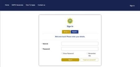 How to Register Your Profile and Apply for Jobs on the SAPS e-Recruitment Portal